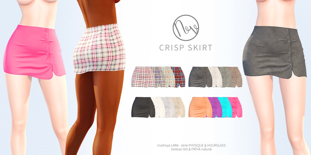 Neve - Crisp Skirt - All Colors